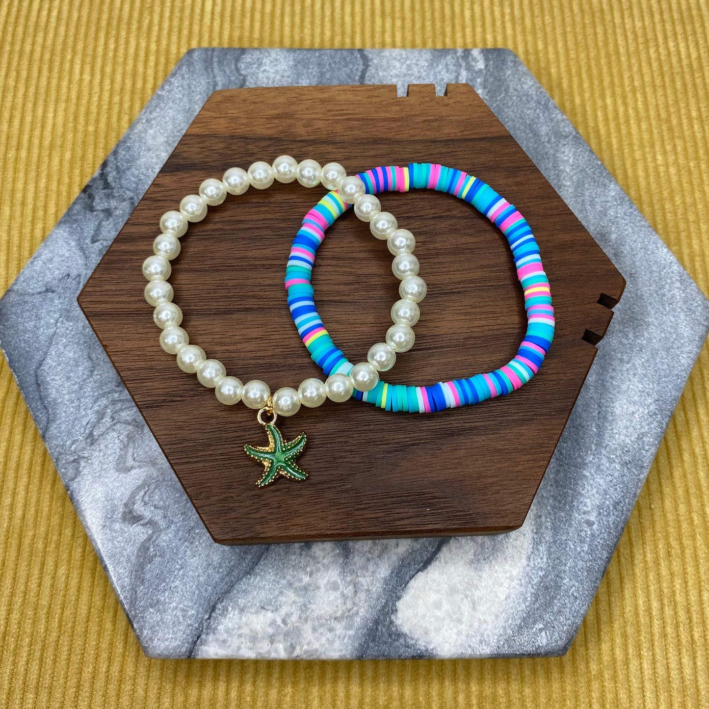 Bracelet - Whale Tail Set