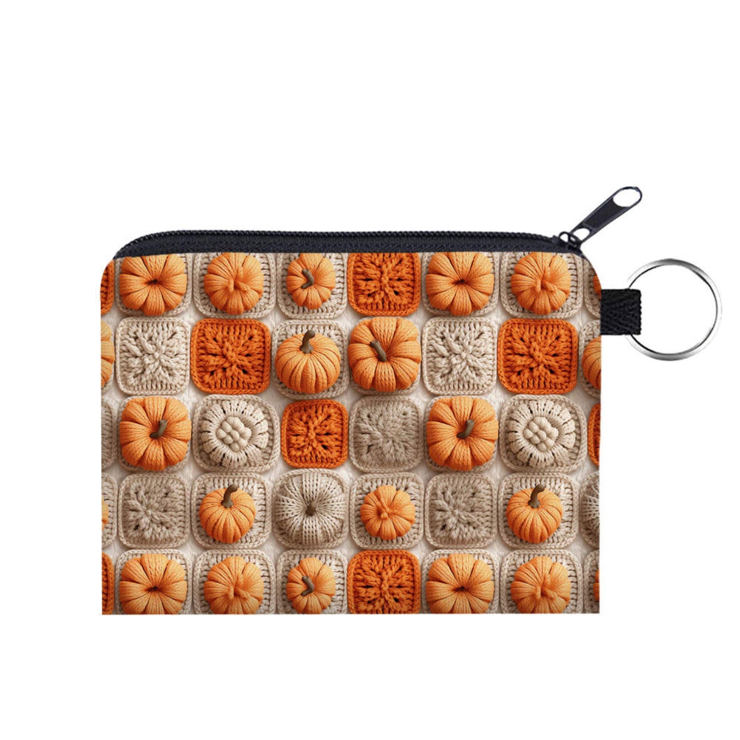 Mini Pouch - Knit Pumpkin