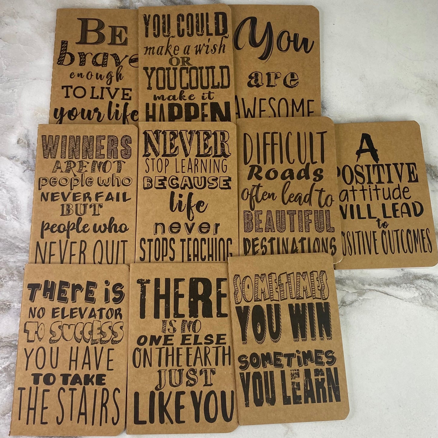 Mini Notebooks - Motivational #1