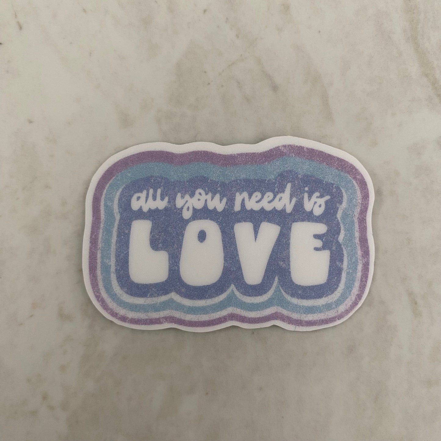 Vinyl Sticker - Love - All You Need Is Love