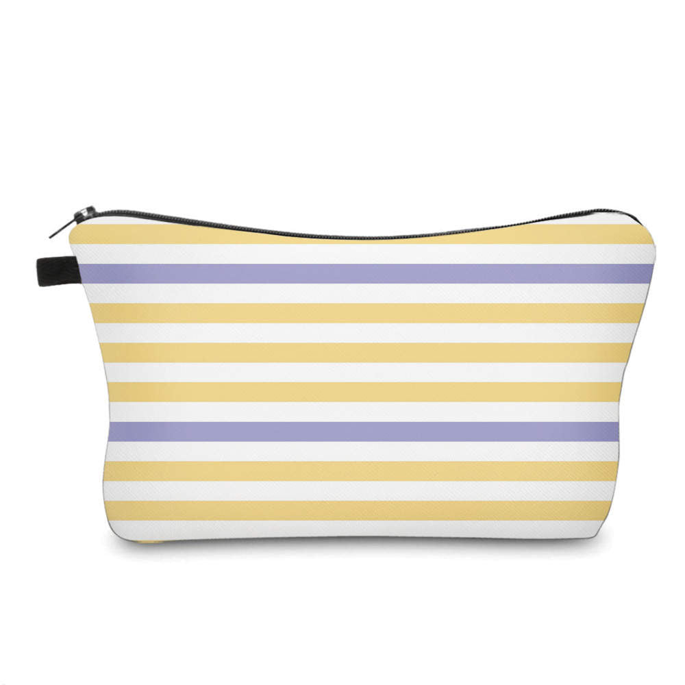 Pouch - Yellow Purple Stripes