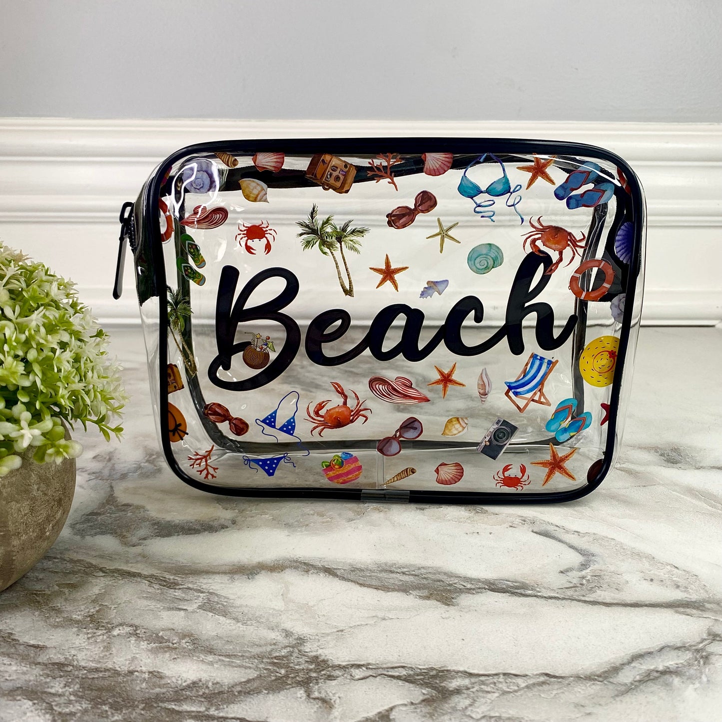 Clear Pouch - Beach