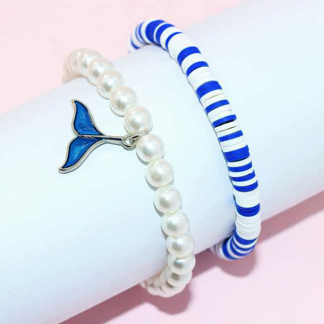 Bracelet - Whale Tail Set