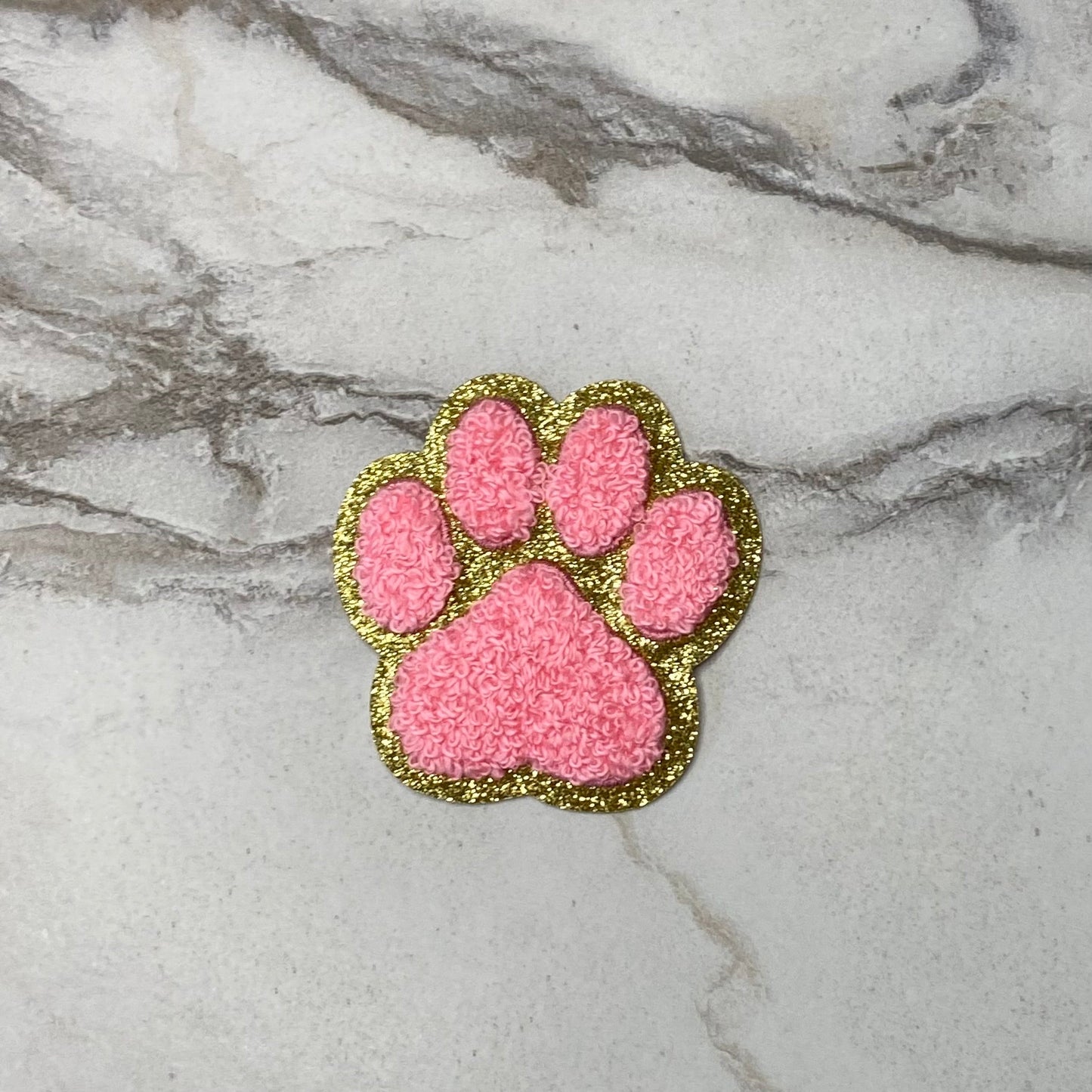 Chenille Patches - Paw Print