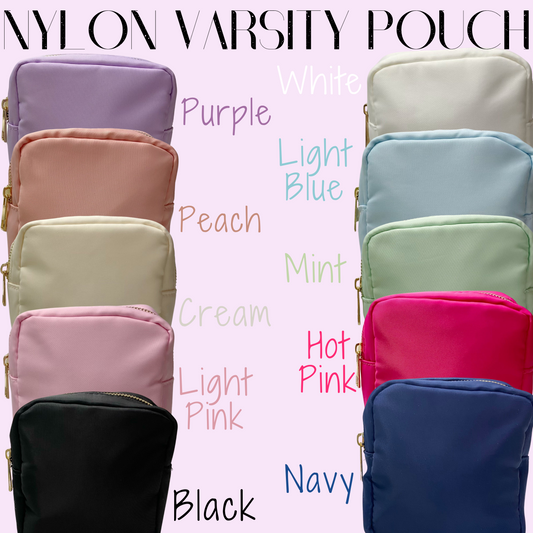 Nylon Varsity Pouch