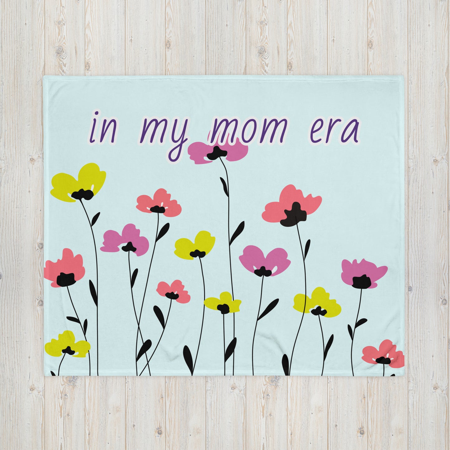 Mom Era Throw Blanket