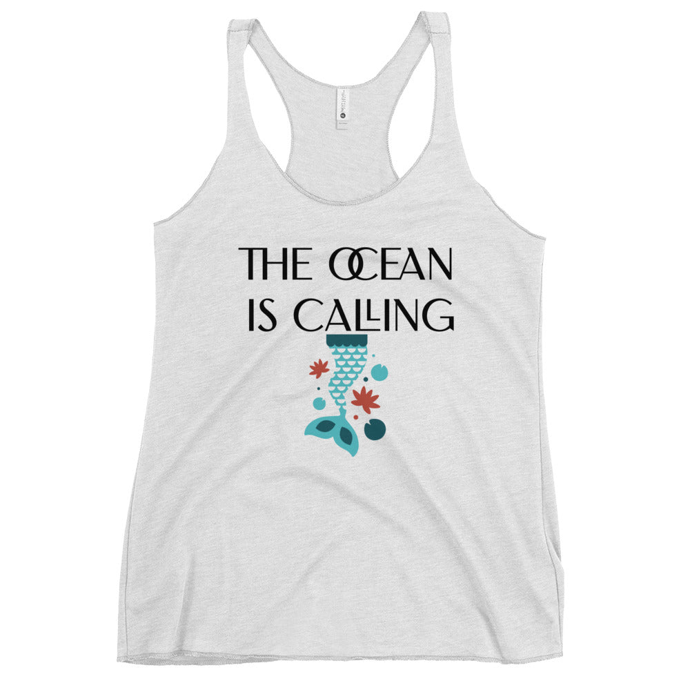 Ocean is Calling Racerback Tank