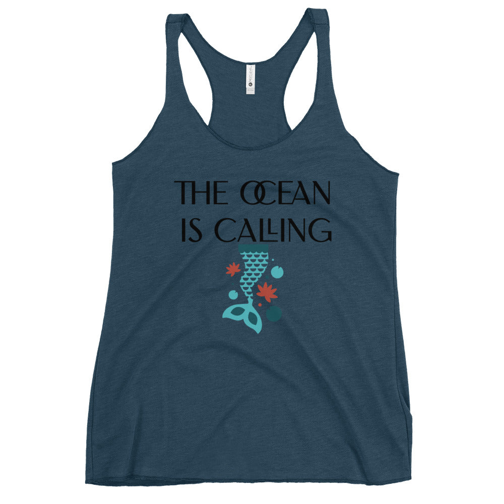 Ocean is Calling Racerback Tank