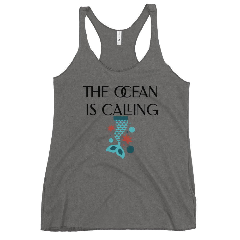 Ocean is Calling Racerback Tank