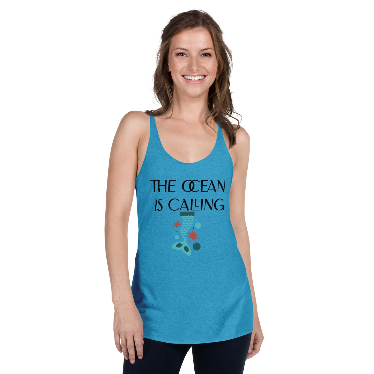 Ocean is Calling Racerback Tank