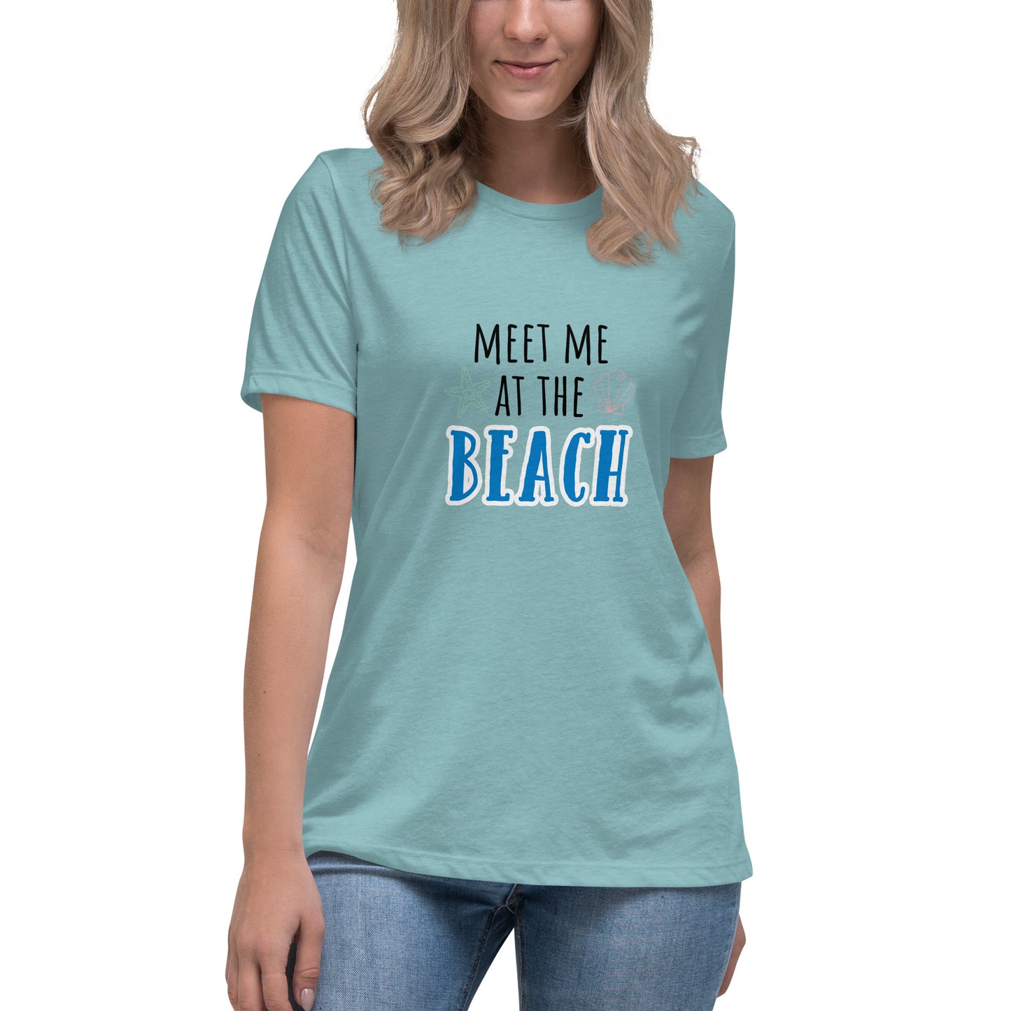 Meet Me at the Beach Women's Relaxed T-Shirt