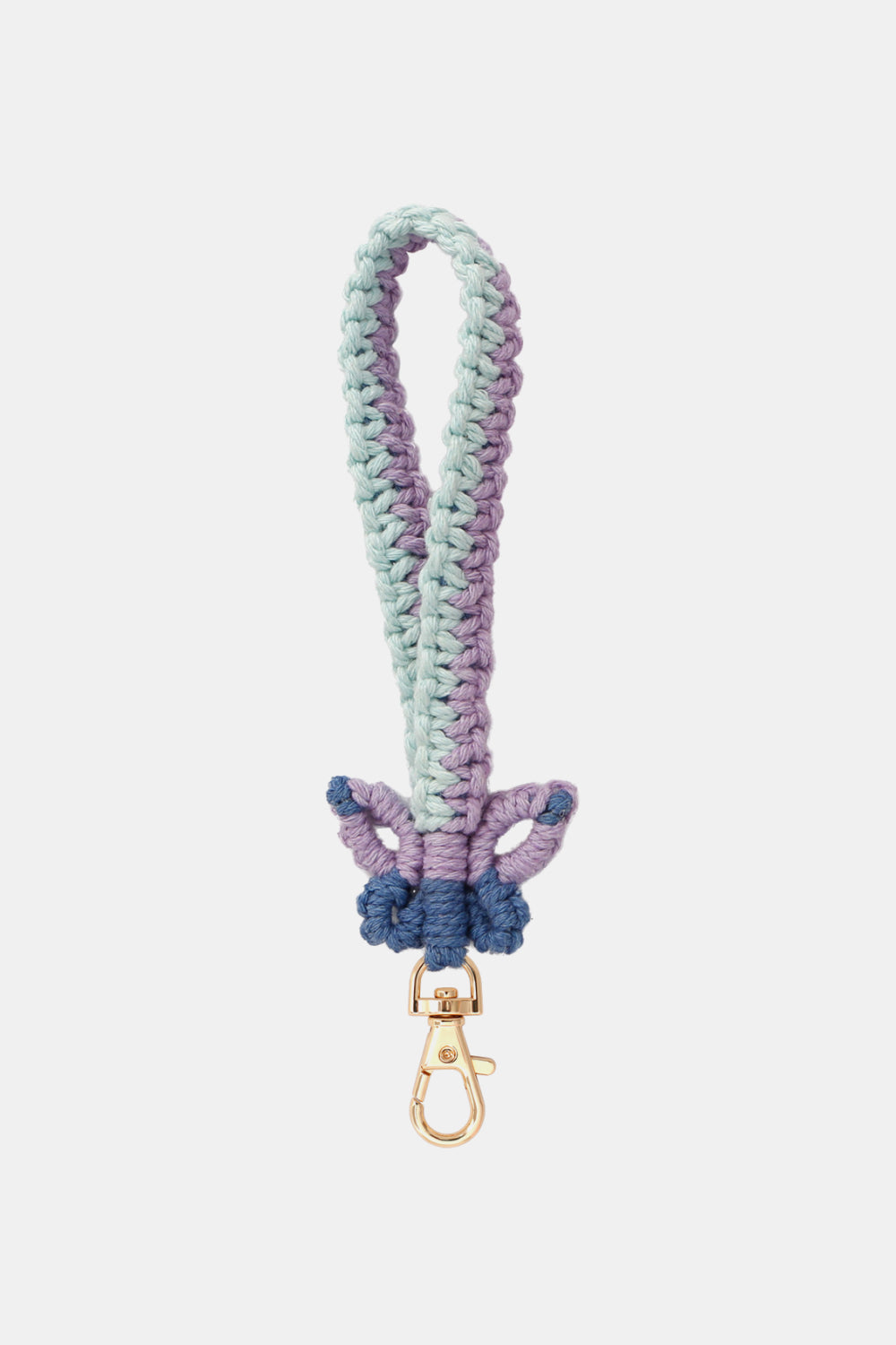 Butterfly Shape Macrame Key Chain