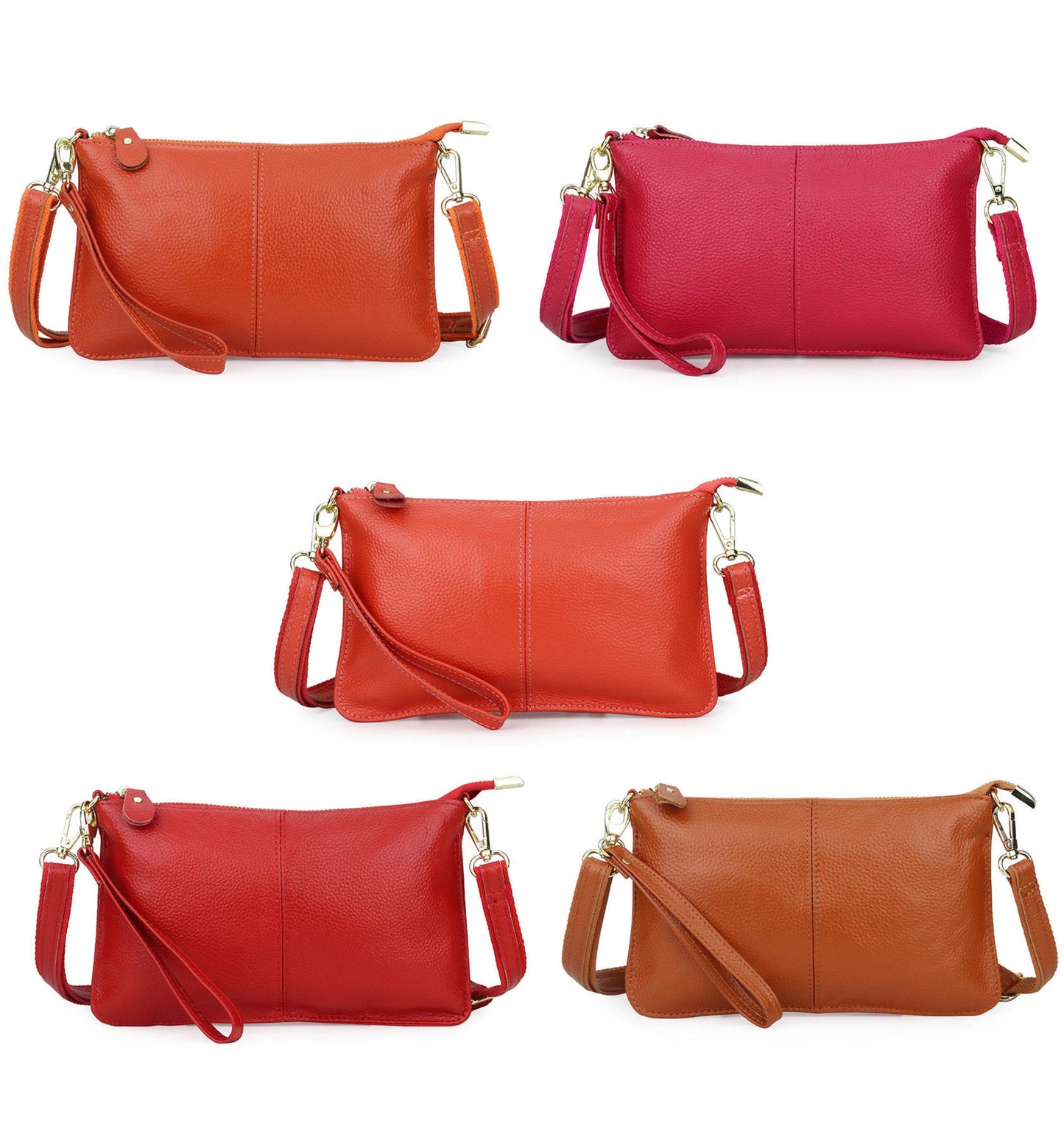 Megan Clutch Crossbody - Genuine Leather