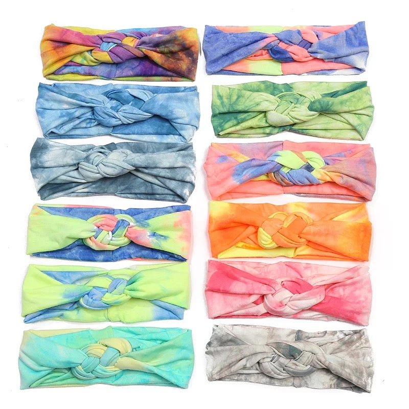 Headband Knot Tie Dye